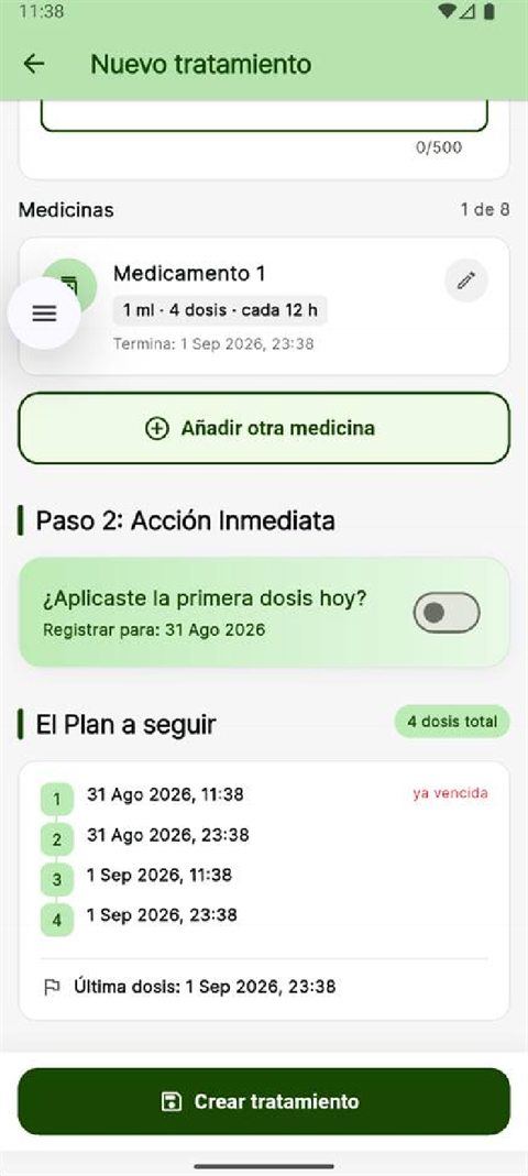AgriTrace: nuevo tratamiento con el plan de cuatro dosis y sus fechas
