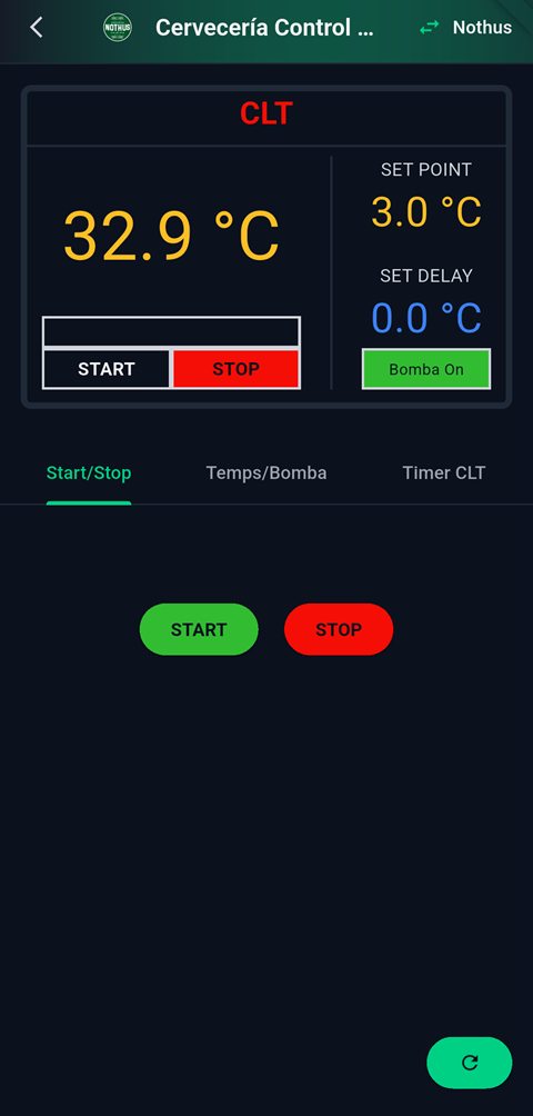 Brew-IoT: control del estanque de agua fría