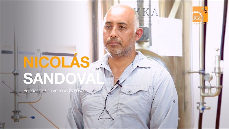 Nicolás Sandoval, fundador de Cervecería Sayka